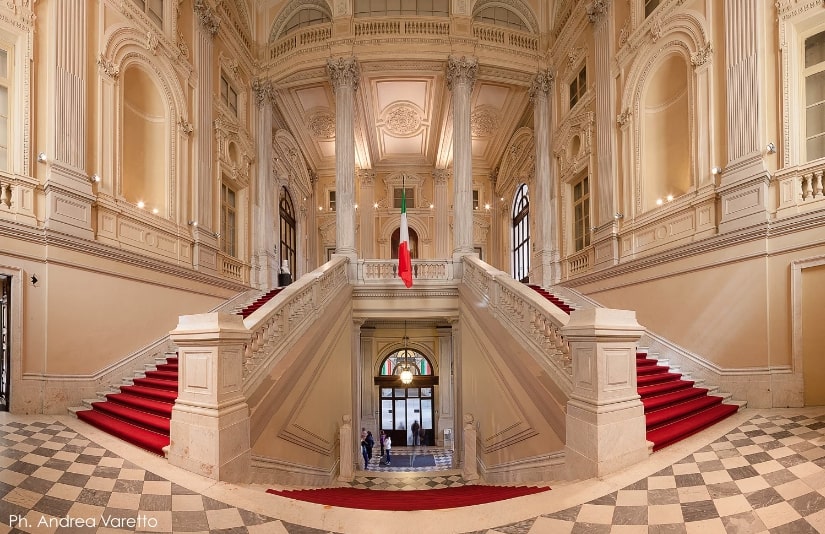 Inside Palazzo Carignano Turin