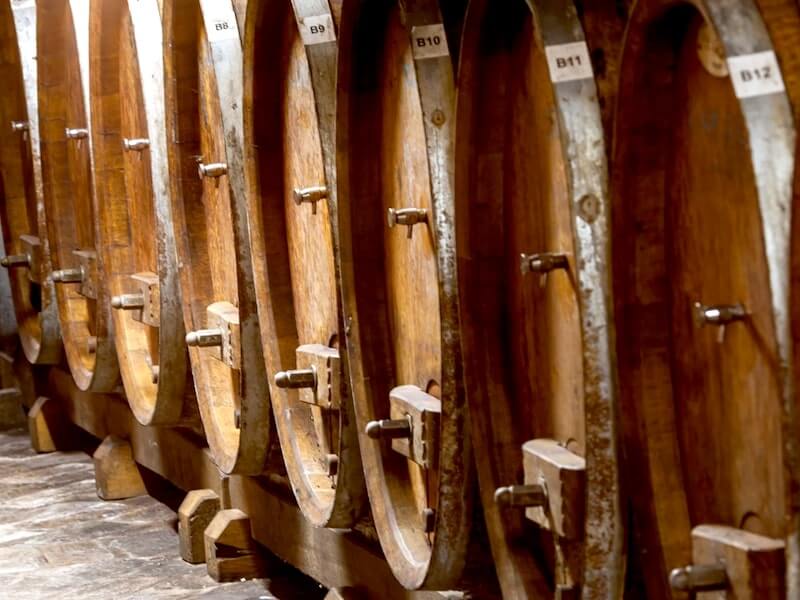 Wine Barrel in cellar